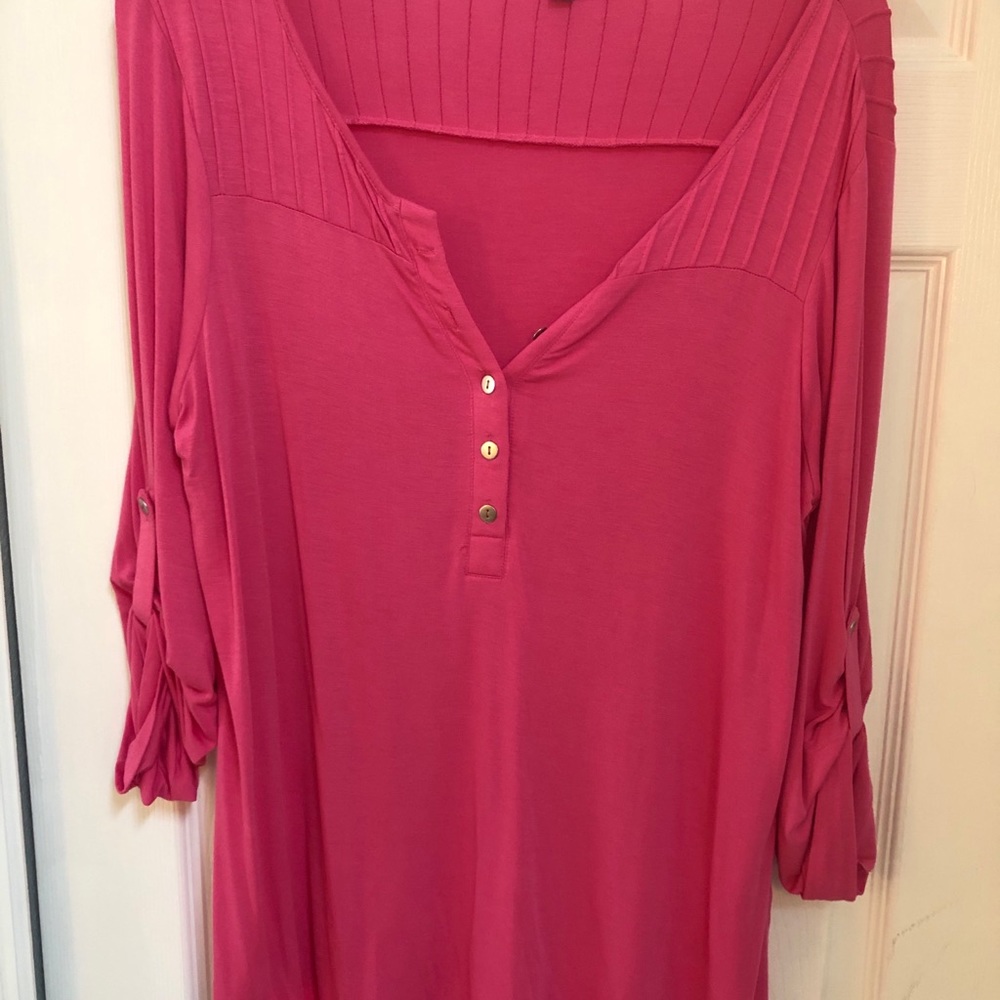 Pink 3/4 Sleeve Top